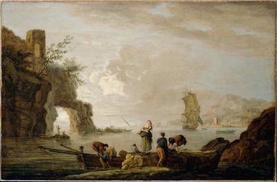 Vista Costera de Claude Joseph Vernet